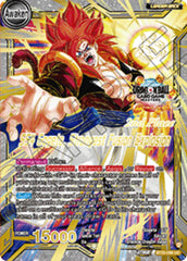 SS4 Son Goku & SS4 Vegeta // SS4 Gogeta, Strongest Fusion Explosion (2nd Place) (BT25-098) [Tournament Promotion Cards] | Cracking-Singles