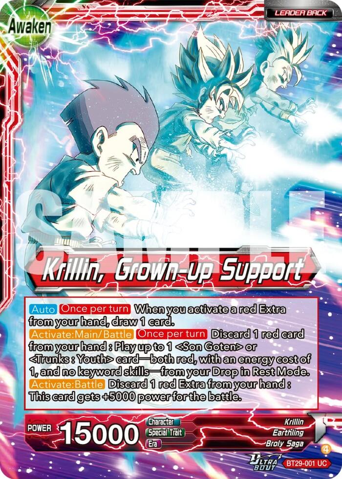 Krillin // Krillin, Grown-up Support (BT29-001) [Fearsome Rivals] | Cracking-Singles