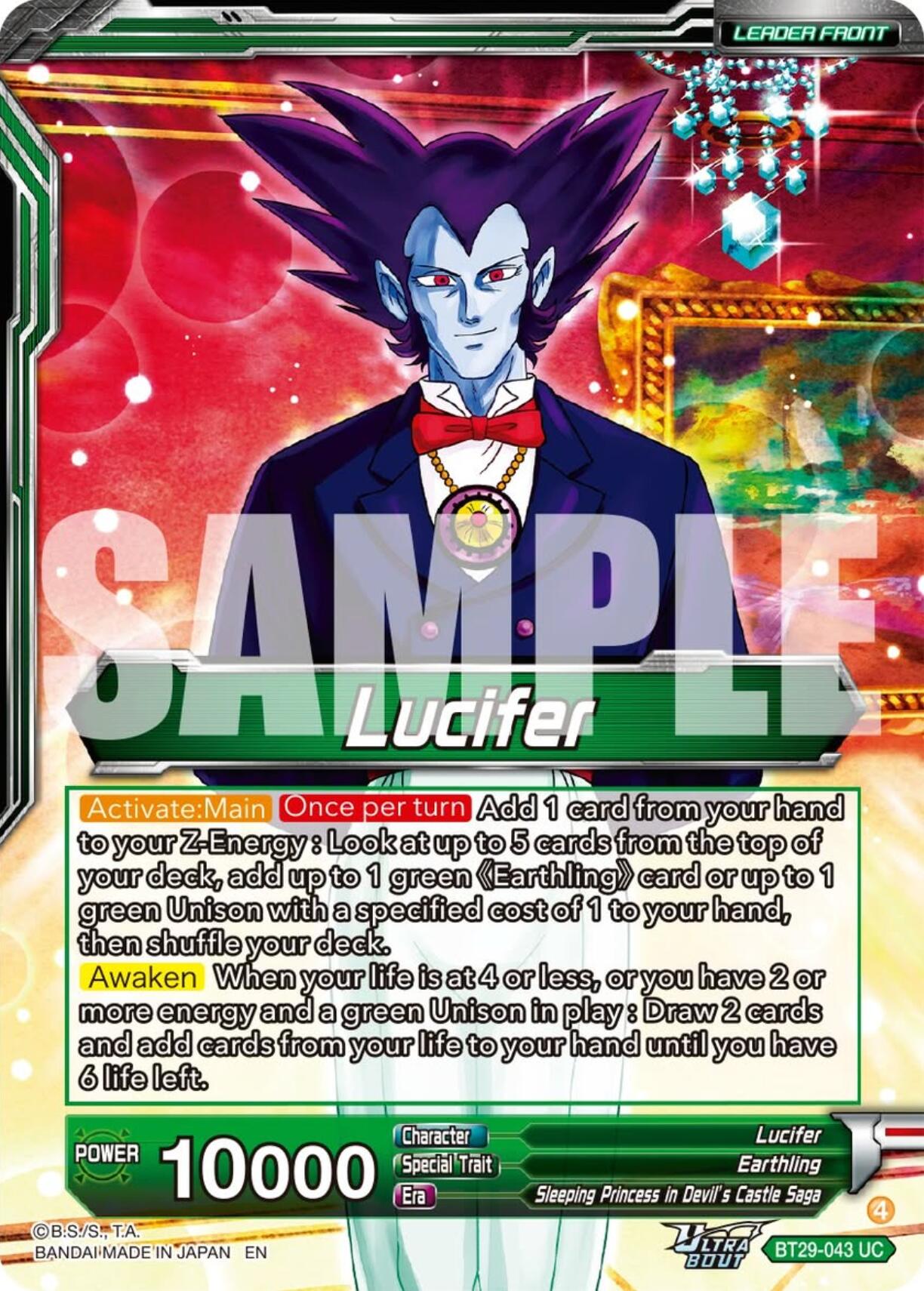 Lucifer // Lucifer, Demon King of the Night (BT29-043) [Fearsome Rivals] | Cracking-Singles
