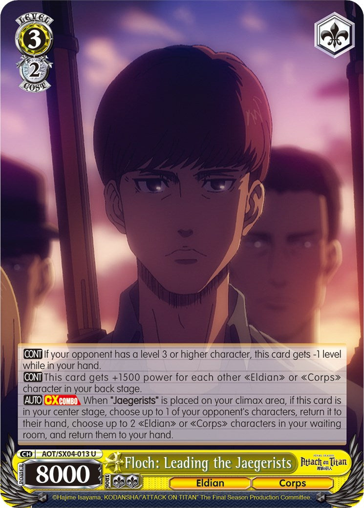 Floch: Leading the Jaegerists [Attack On Titan: Final Season] | Cracking-Singles