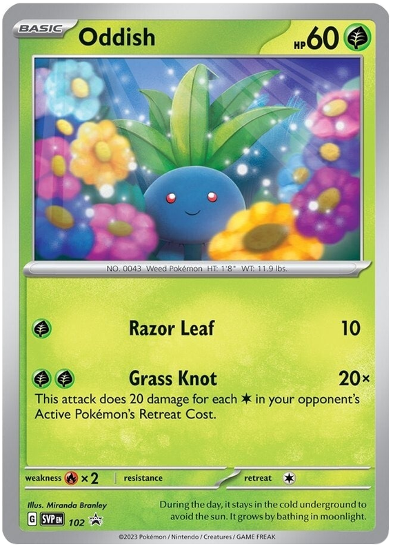 Oddish (102) [Scarlet & Violet: Black Star Promos] | Cracking-Singles