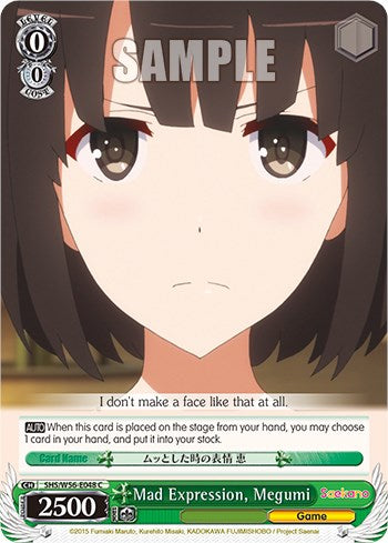 Mad Expression, Megumi [Saekano: How to Raise a Boring Girlfriend] | Cracking-Singles