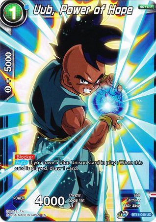 Uub, Power of Hope (BT11-040) [Vermilion Bloodline] | Cracking-Singles