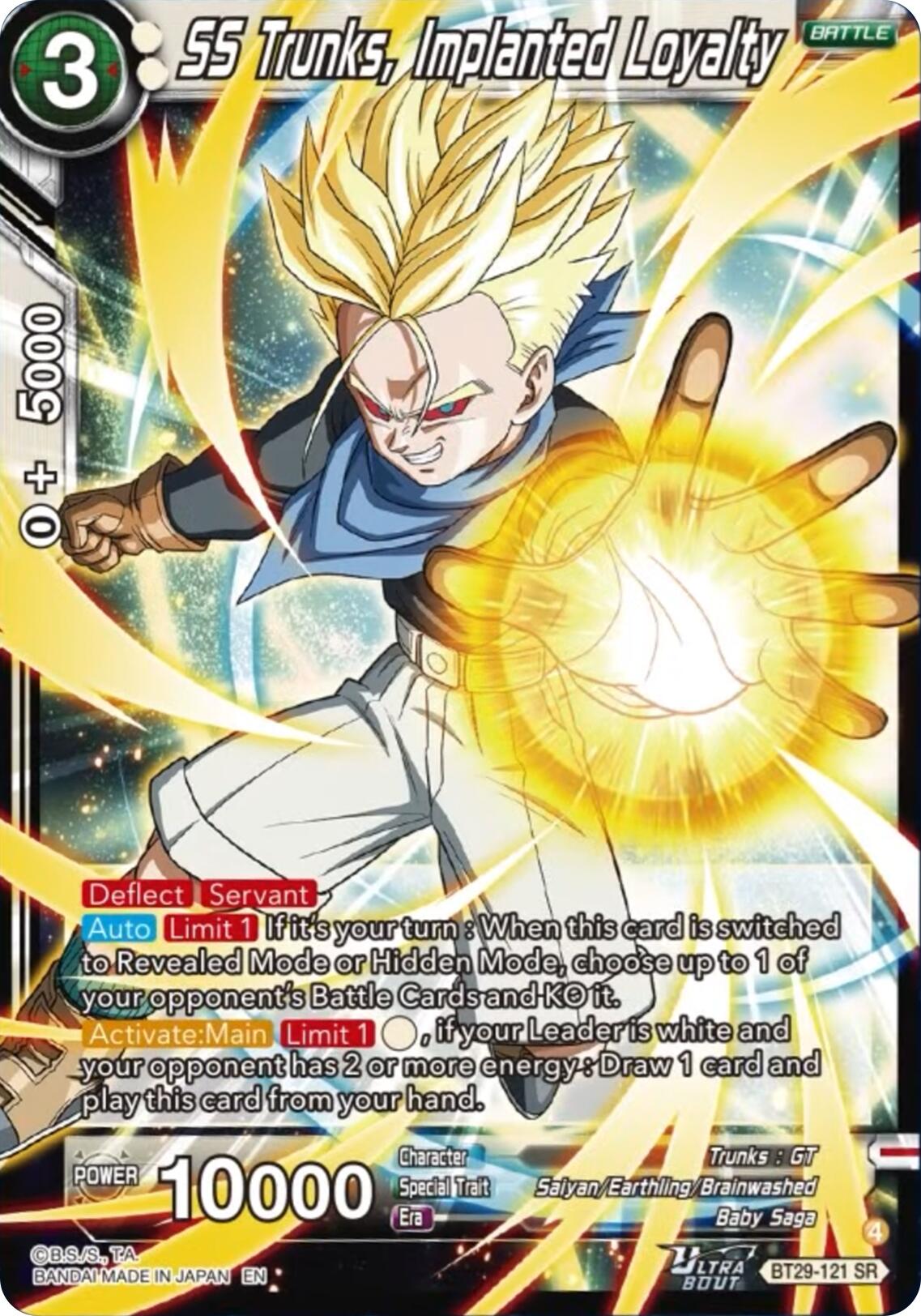 SS Trunks, Implanted Loyalty (BT29-121) [Fearsome Rivals] | Cracking-Singles