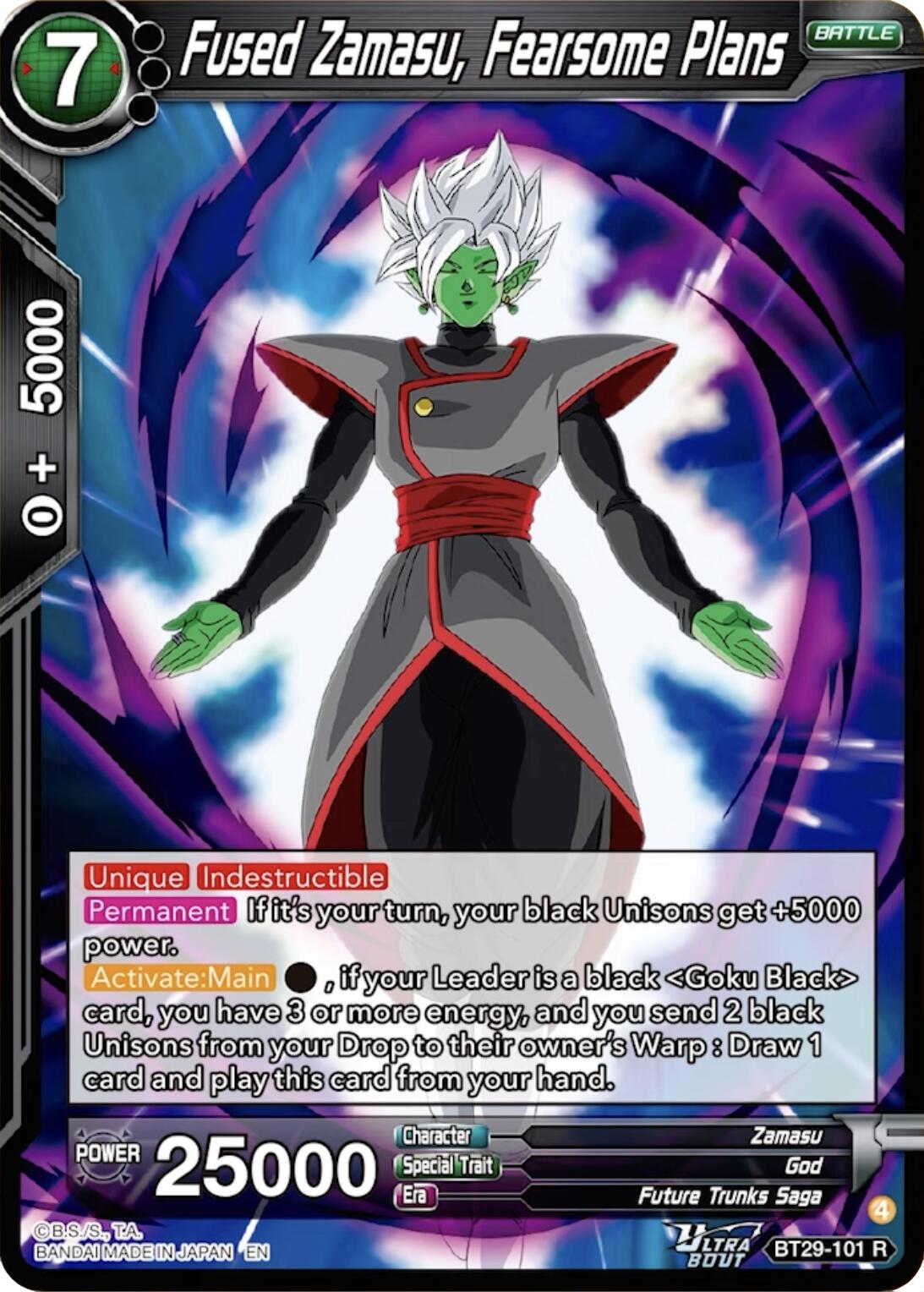 Fused Zamasu, Fearsome Plans (BT29-101) [Fearsome Rivals] | Cracking-Singles