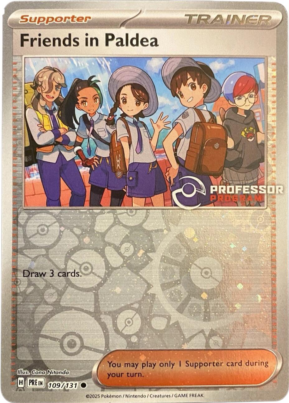 Friends in Paldea (109/131) [Professor Program Promos] | Cracking-Singles