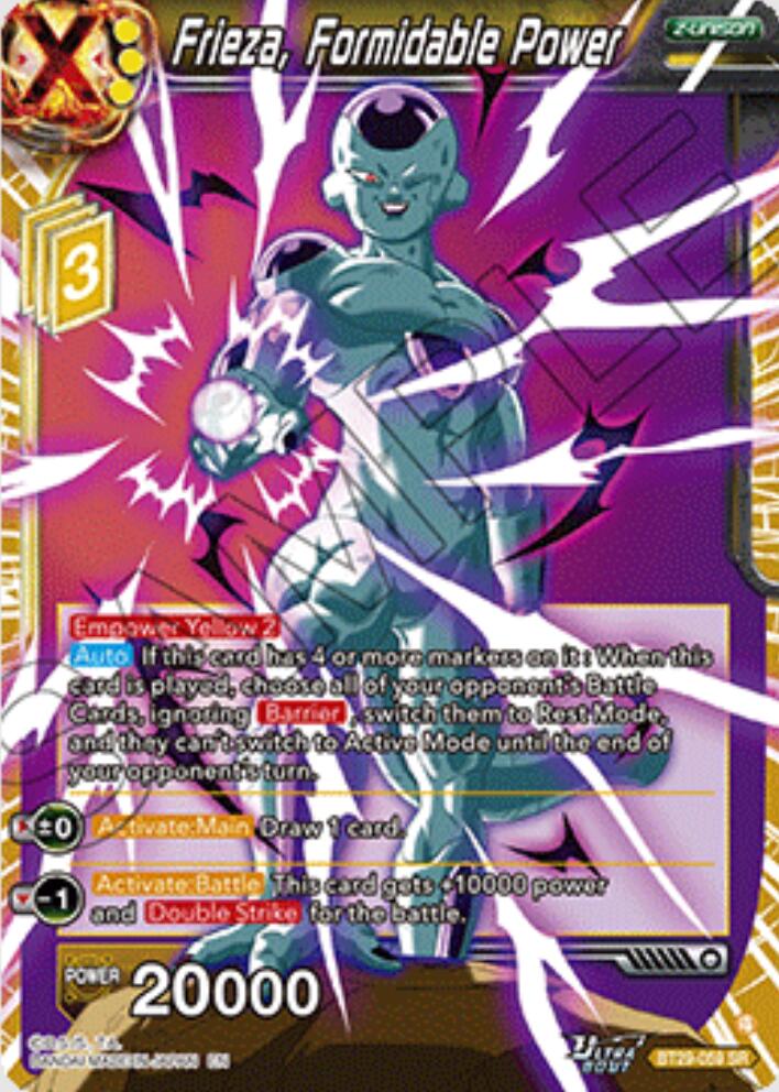 Frieza, Formidable Power (BT29-059) [Fearsome Rivals] | Cracking-Singles