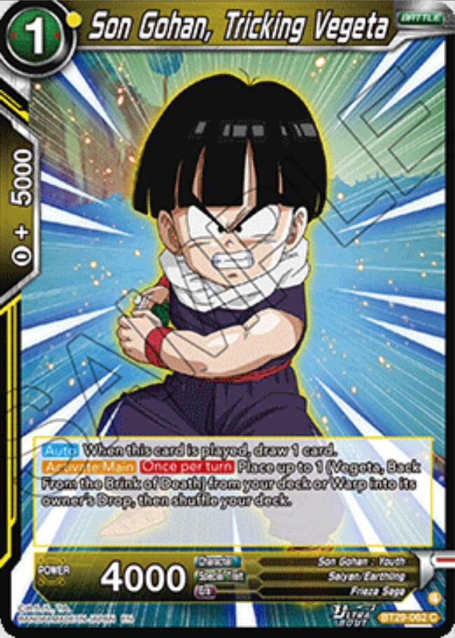Son Gohan, Tricking Vegeta (BT29-062) [Fearsome Rivals] | Cracking-Singles