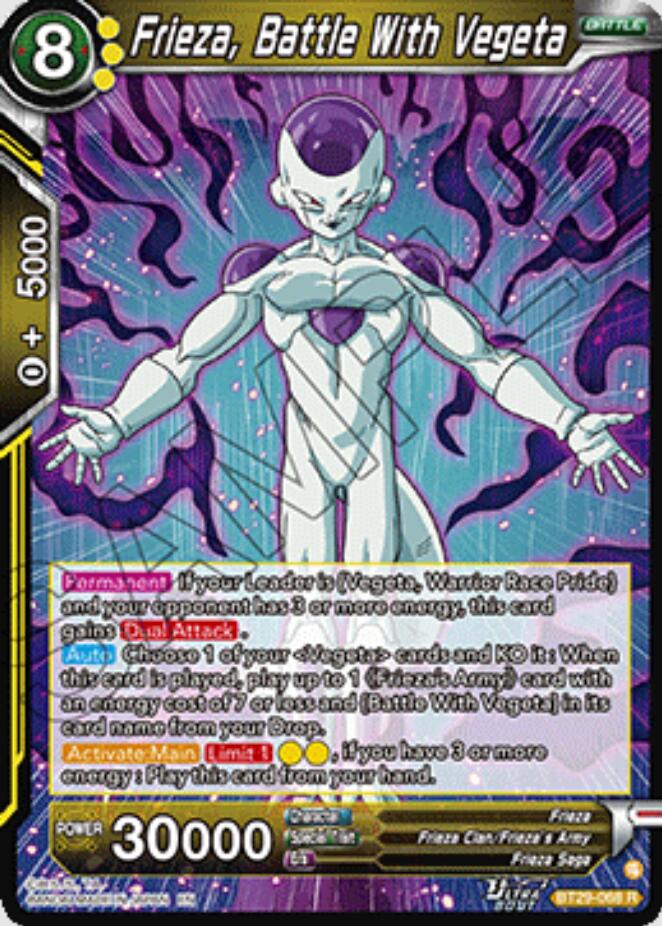Frieza, Battle With Vegeta (BT29-068) [Fearsome Rivals] | Cracking-Singles