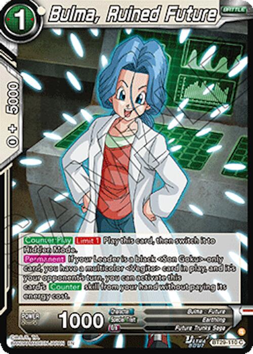 Bulma, Ruined Future (BT29-110) [Fearsome Rivals] | Cracking-Singles