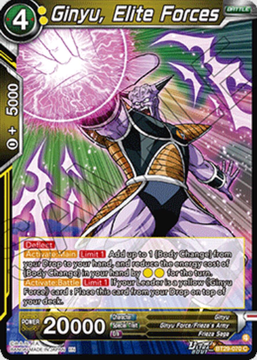 Ginyu, Elite Forces (BT29-070) [Fearsome Rivals] | Cracking-Singles