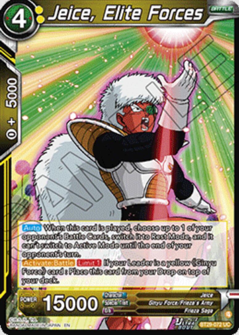 Jeice, Elite Forces (BT29-072) [Fearsome Rivals] | Cracking-Singles