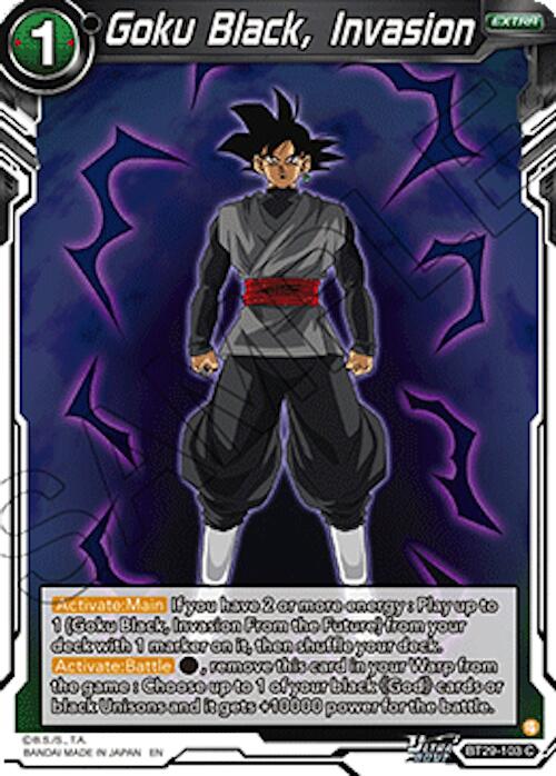Goku Black, Invasion (BT29-103) [Fearsome Rivals] | Cracking-Singles