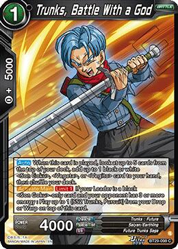 Trunks, Battle With a God (BT29-098) [Fearsome Rivals] | Cracking-Singles