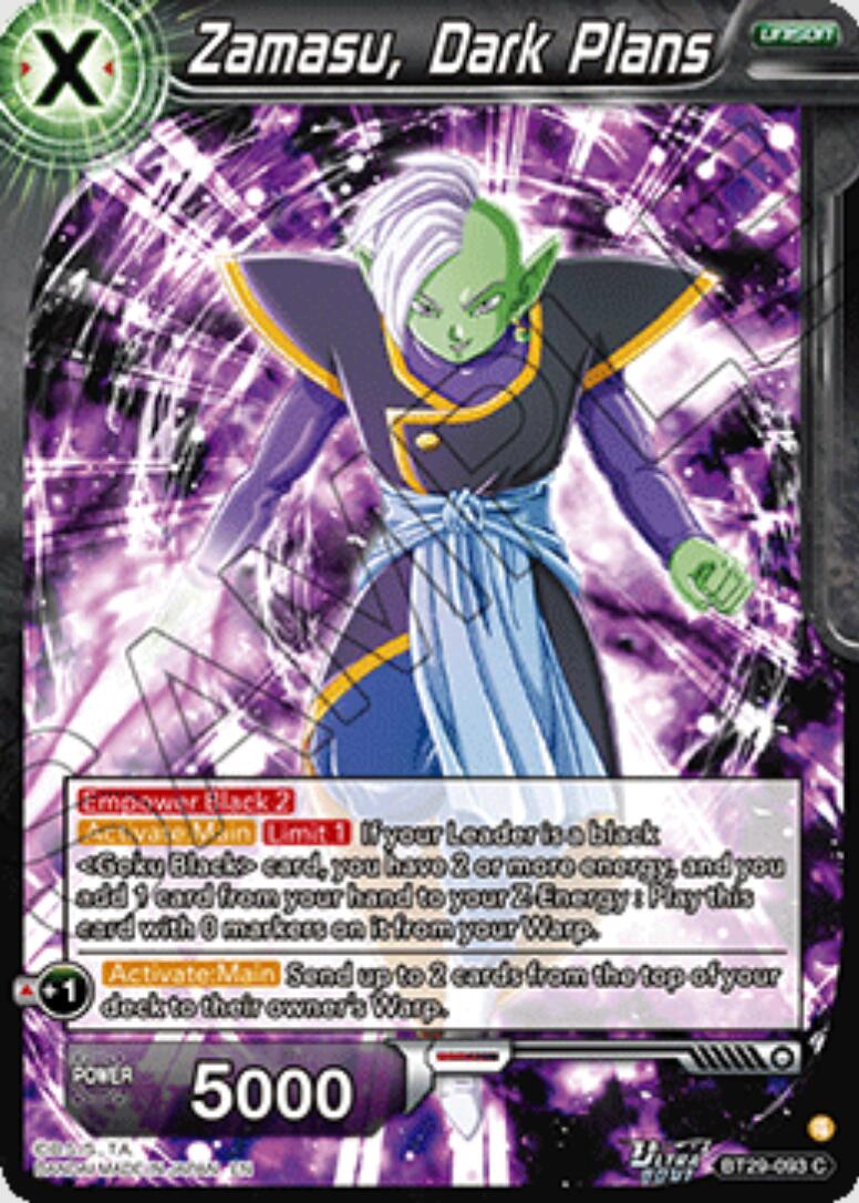 Zamasu, Dark Plans (BT29-093) [Fearsome Rivals] | Cracking-Singles