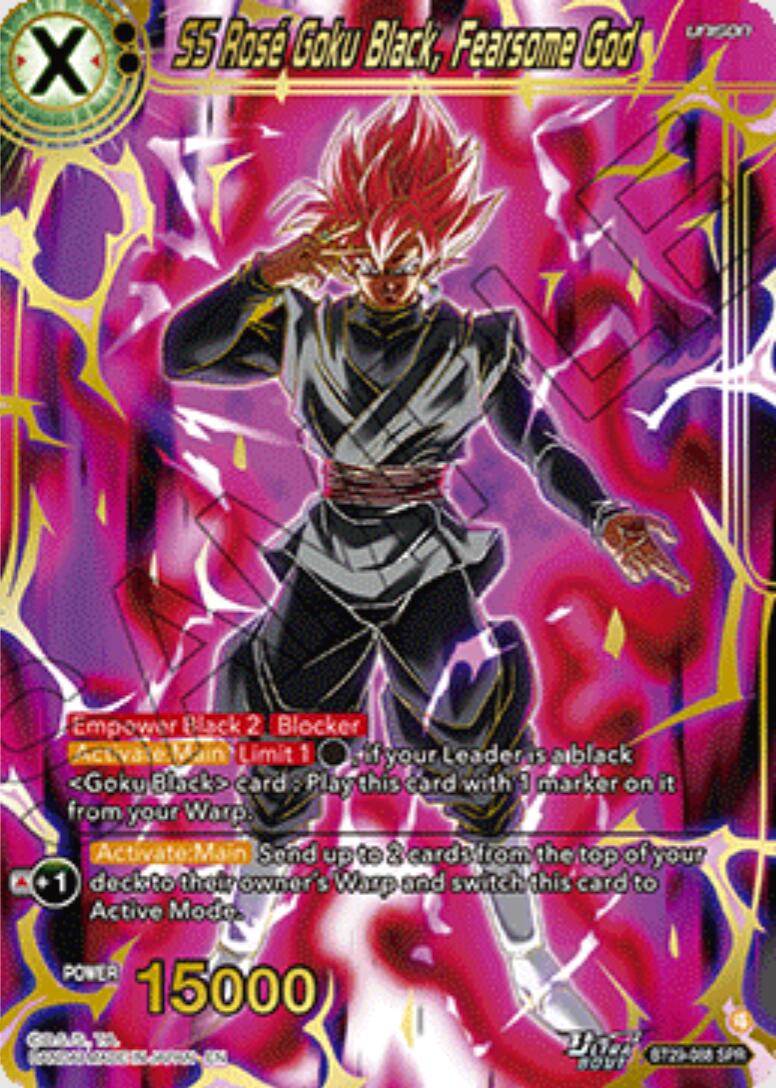 SS Rose Goku Black, Fearsome God (SPR) (BT29-088) [Fearsome Rivals] | Cracking-Singles