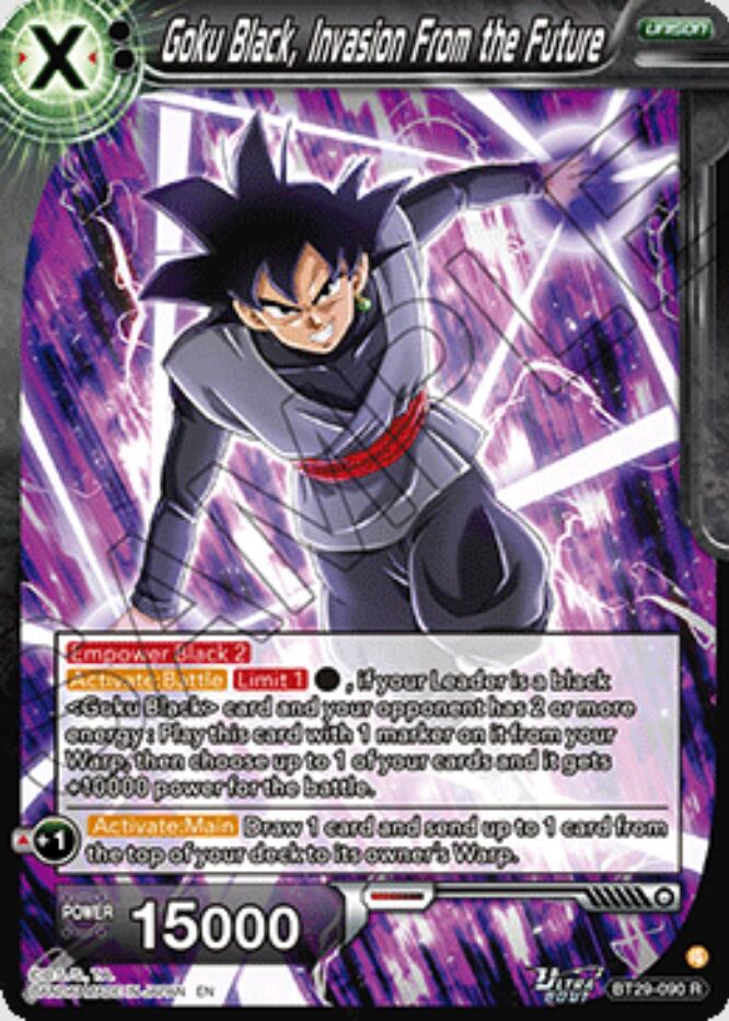 Goku Black, Invasion From the Future (BT29-090) [Fearsome Rivals] | Cracking-Singles