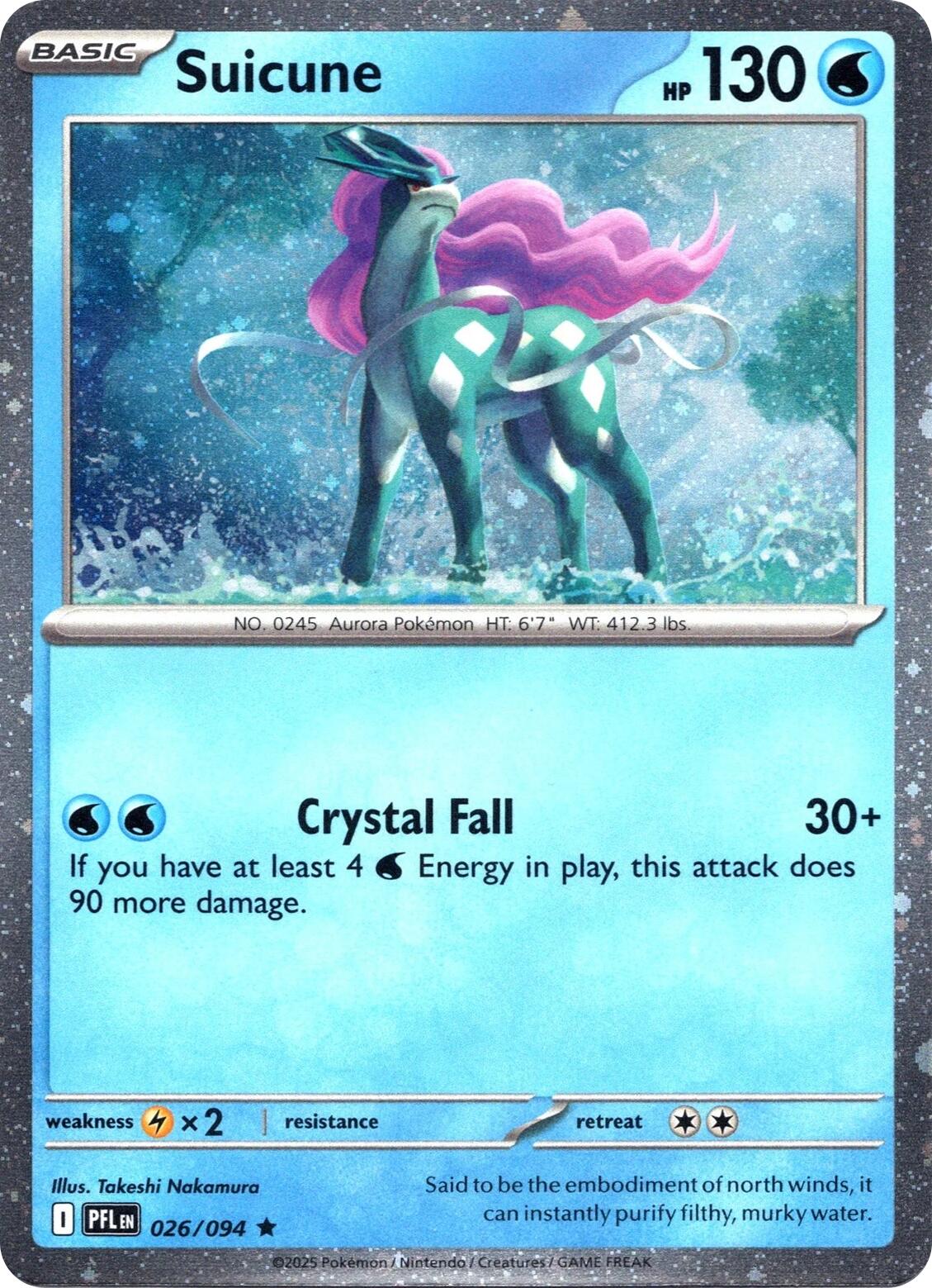 Suicune (026/094) (Cosmos Holo) [Miscellaneous Cards] | Cracking-Singles