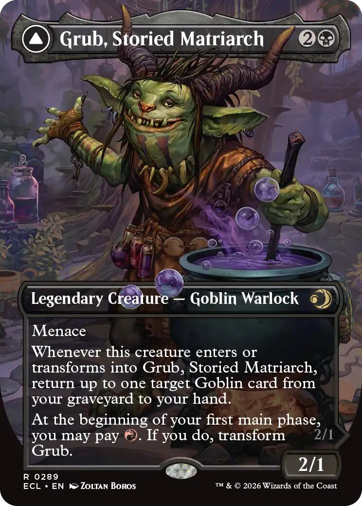 Grub, Storied Matriarch (Borderless) [Lorwyn Eclipsed] | Cracking-Singles