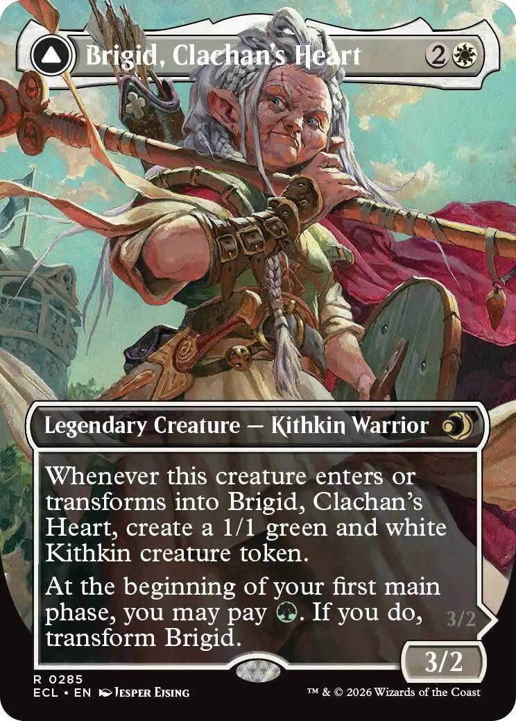 Brigid, Clachan's Heart (Borderless) [Lorwyn Eclipsed] | Cracking-Singles
