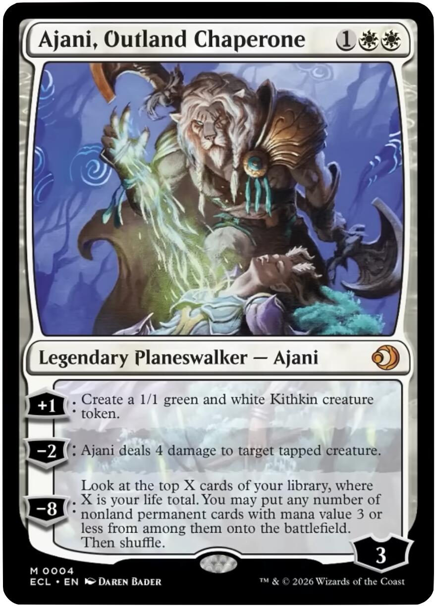 Ajani, Outland Chaperone [Lorwyn Eclipsed] | Cracking-Singles