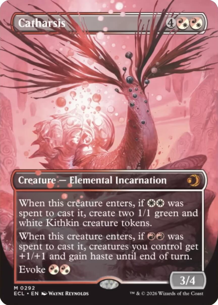 Catharsis (Borderless) [Lorwyn Eclipsed] | Cracking-Singles