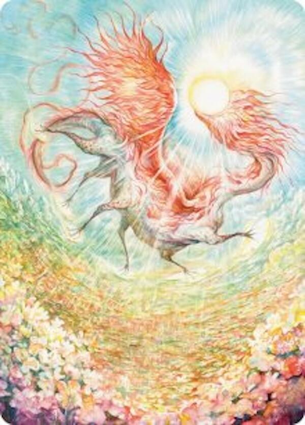 Eirdu, Carrier of Dawn Art Card [Lorwyn Eclipsed Art Series] | Cracking-Singles