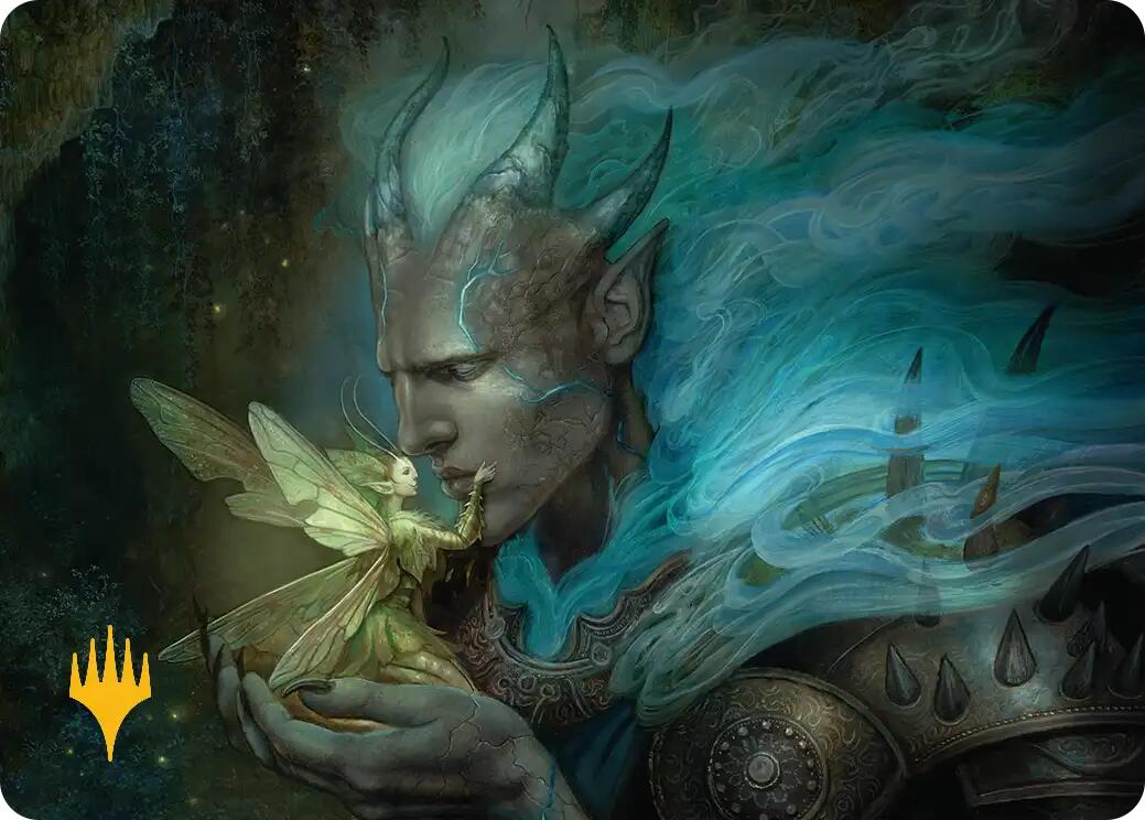 Run Away Together Art Card (Gold-Stamped Planeswalker Symbol) [Lorwyn Eclipsed Art Series] | Cracking-Singles