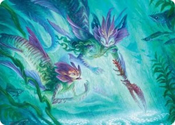 Silvergill Mentor Art Card [Lorwyn Eclipsed Art Series] | Cracking-Singles