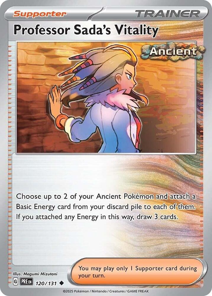 Professor Sada's Vitality (120/131) [Scarlet & Violet: Prismatic Evolutions] | Cracking-Singles