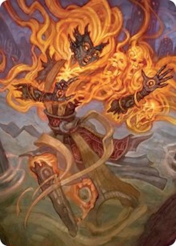 Ashling, Rekindled Art Card (33/54) [Lorwyn Eclipsed Art Series] | Cracking-Singles