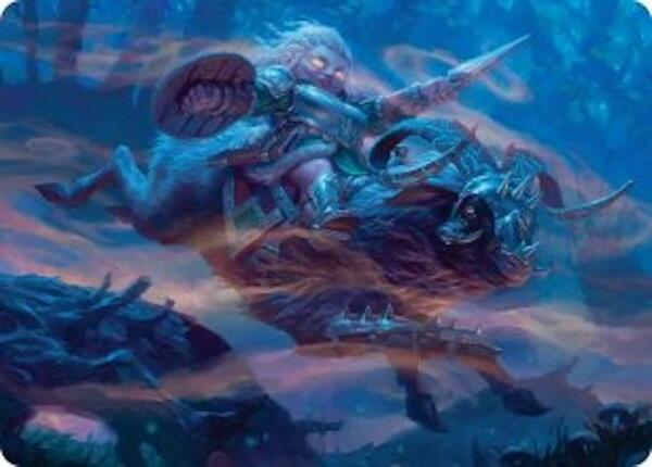 Bristlebane Outrider Art Card [Lorwyn Eclipsed Art Series] | Cracking-Singles