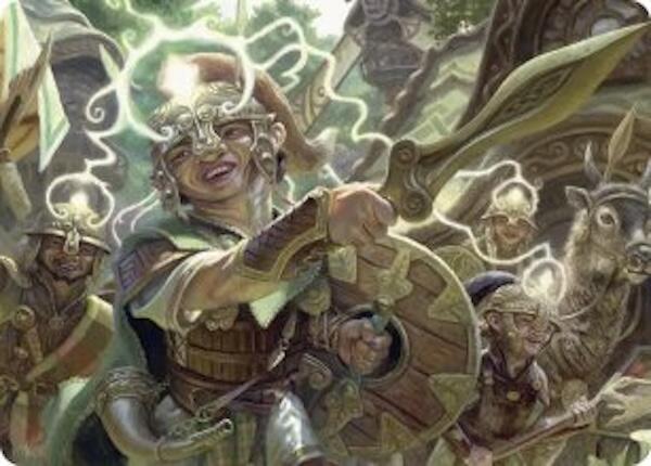 Thoughtweft Lieutenant Art Card [Lorwyn Eclipsed Art Series] | Cracking-Singles