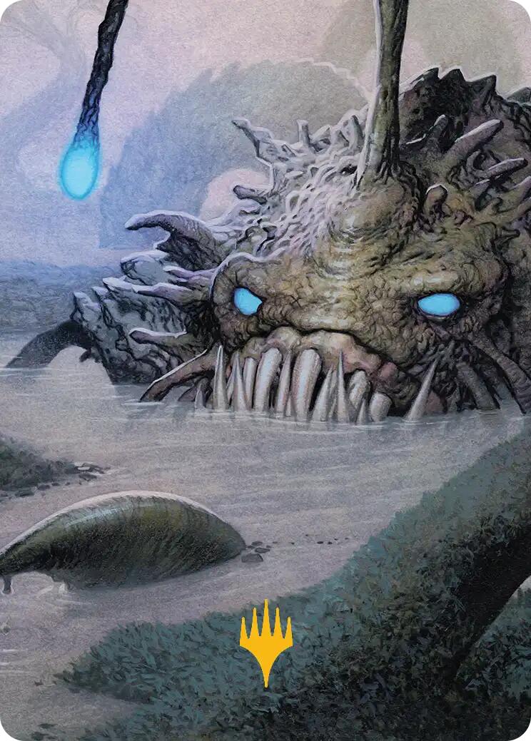 Deceit Art Card (Gold-Stamped Planeswalker Symbol) [Lorwyn Eclipsed Art Series] | Cracking-Singles