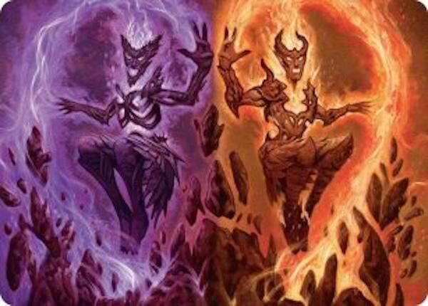 Fire Covenant Art Card [Lorwyn Eclipsed Art Series] | Cracking-Singles