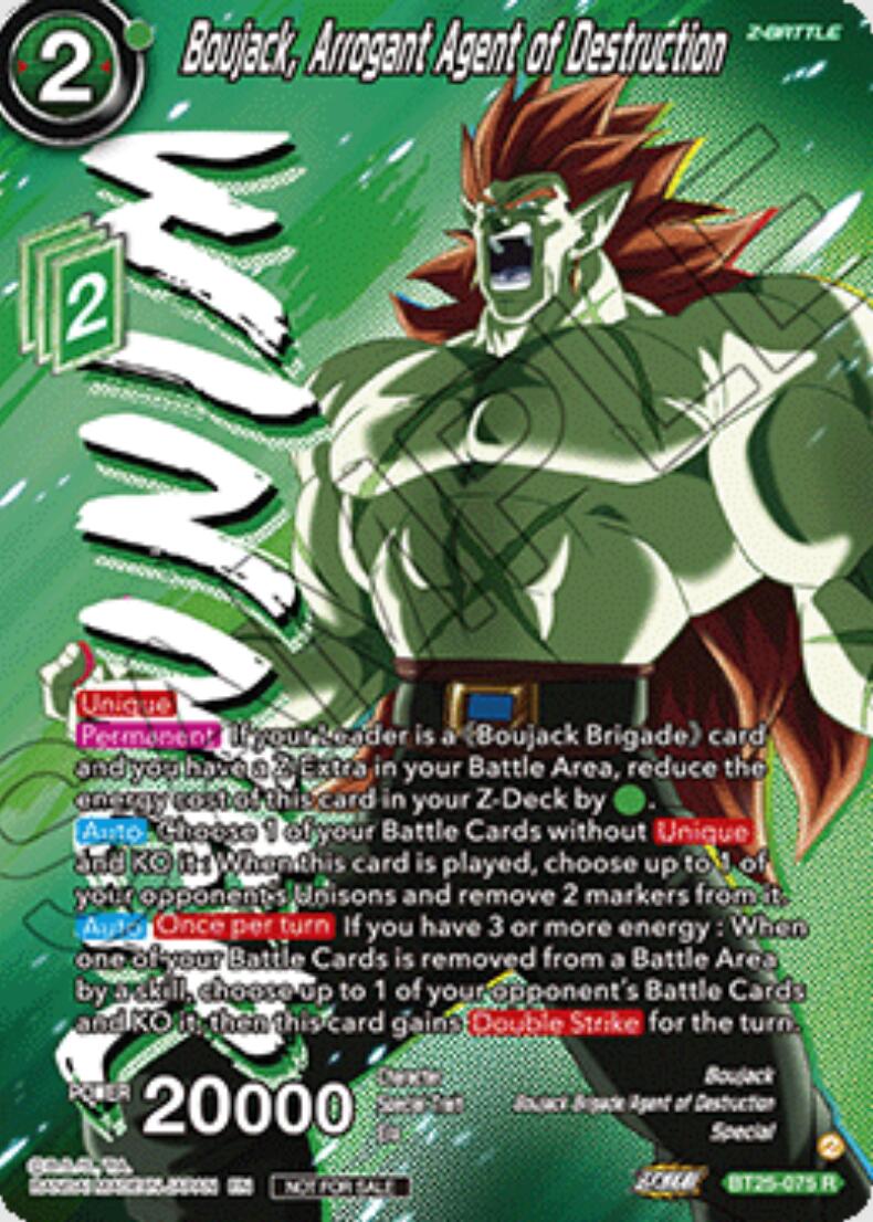 Boujack, Arrogant Agent of Destruction (Ultra-Bout Series Tournament Pack Vol.1) (Winner) (BT25-075) [Tournament Promotion Cards] | Cracking-Singles