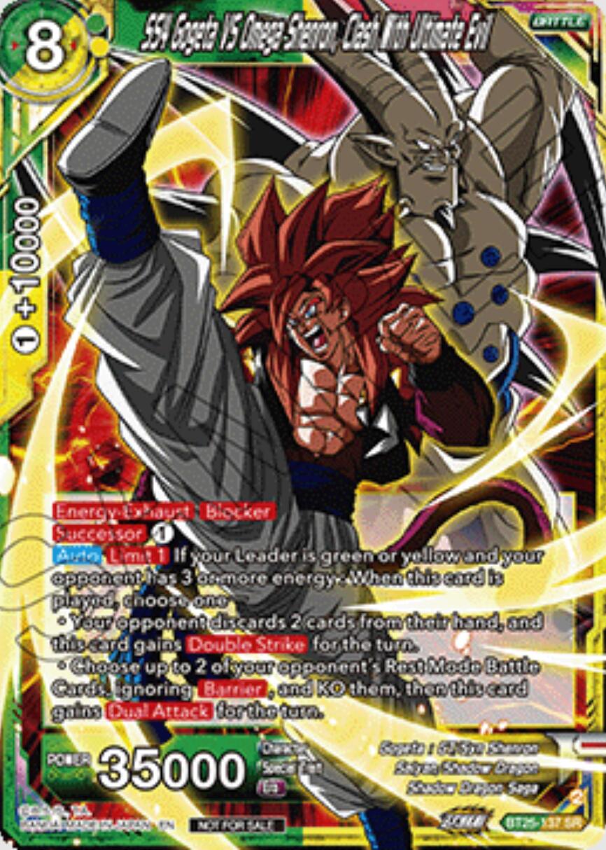 SS4 Gogeta VS Omega Shenron, Clash With Ultimate Evil (Ultra-Bout Series Tournament Pack Vol.1) (BT25-137) [Tournament Promotion Cards] | Cracking-Singles