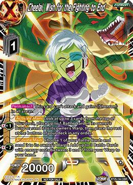 Cheelai, Wish for the Fighting to End (Ultra-Bout Series Tournament Pack Vol.1) (BT25-144) [Tournament Promotion Cards] | Cracking-Singles
