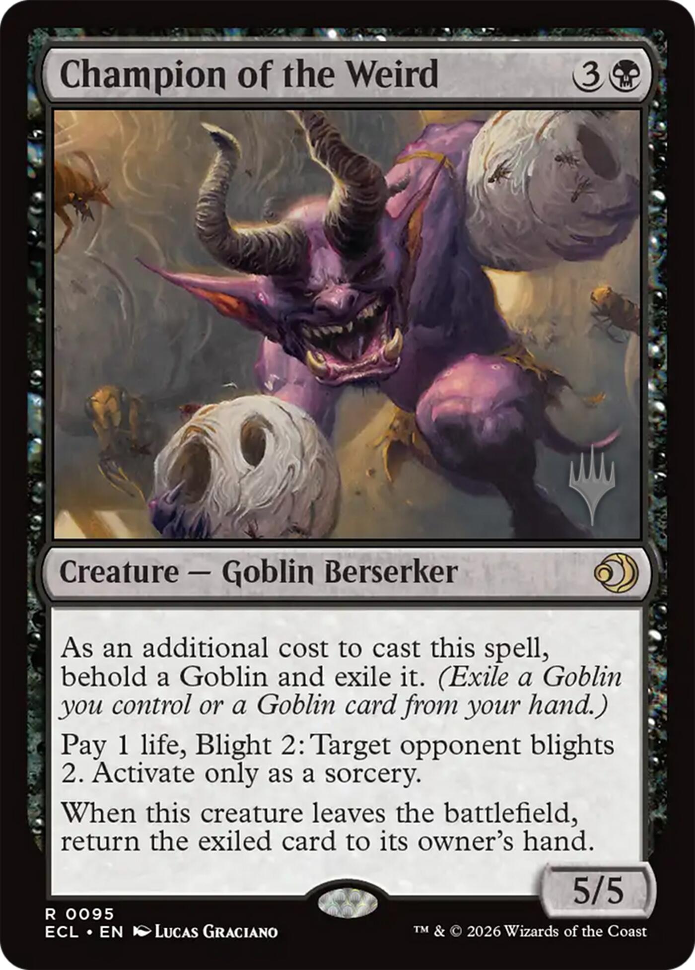 Champion of the Weird [Lorwyn Eclipsed Promos] | Cracking-Singles