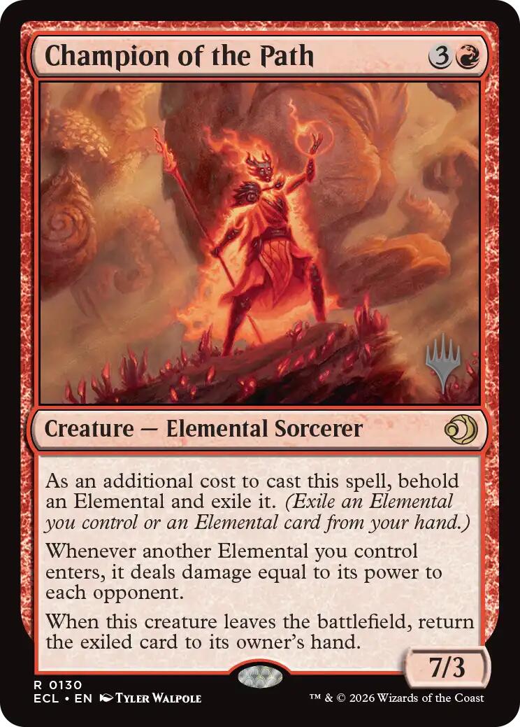 Champion of the Path [Lorwyn Eclipsed Promos] | Cracking-Singles