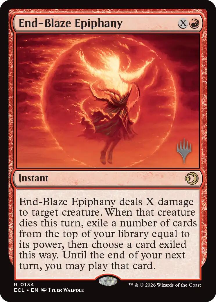 End-Blaze Epiphany [Lorwyn Eclipsed Promos] | Cracking-Singles