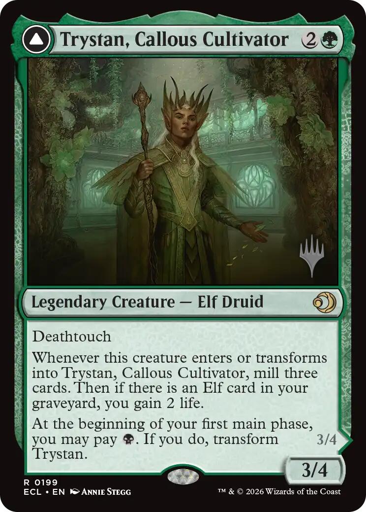 Trystan, Callous Cultivator [Lorwyn Eclipsed Promos] | Cracking-Singles