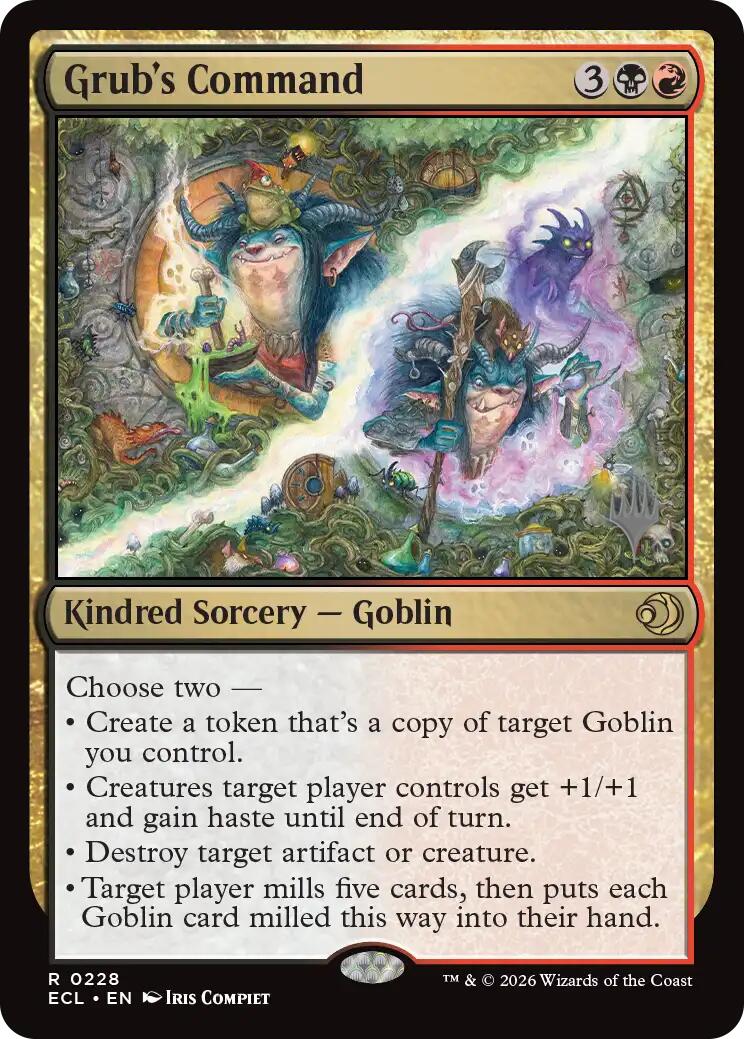Grub's Command [Lorwyn Eclipsed Promos] | Cracking-Singles