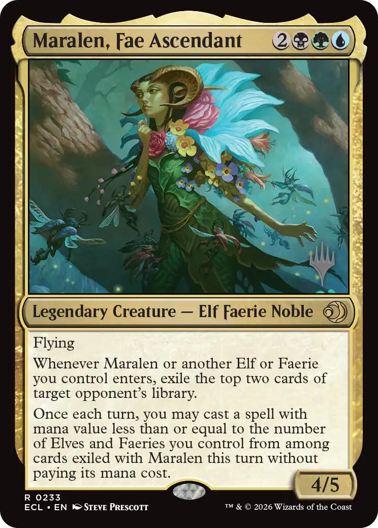 Maralen, Fae Ascendant [Lorwyn Eclipsed Promos] | Cracking-Singles