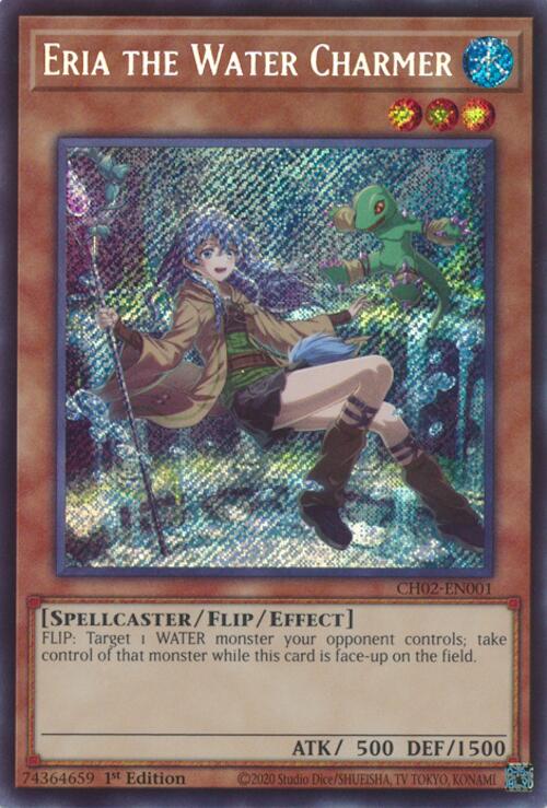 Eria the Water Charmer [CH02-EN001] Secret Rare | Cracking-Singles