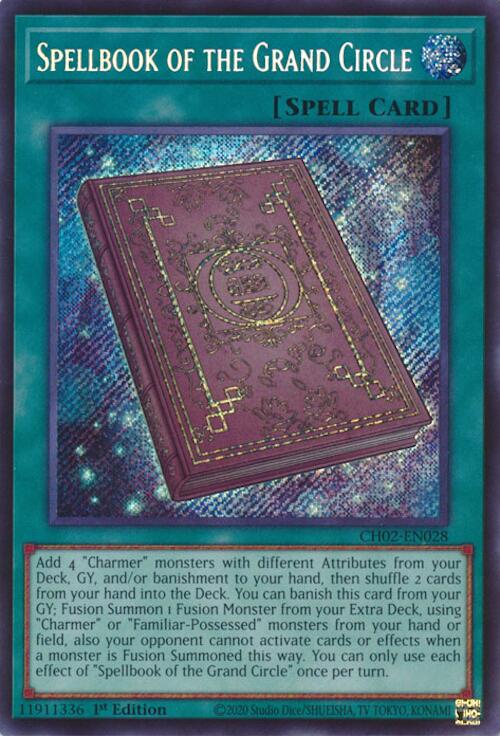 Spellbook of the Grand Circle [CH02-EN028] Secret Rare | Cracking-Singles
