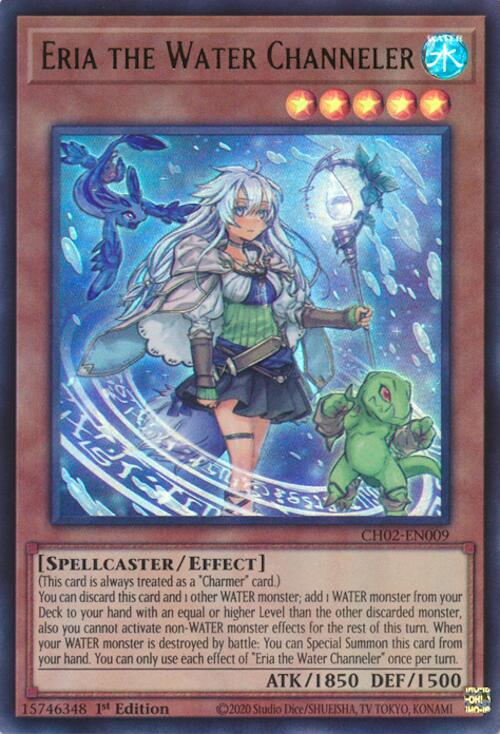 Eria the Water Channeler [CH02-EN009] Ultra Rare | Cracking-Singles