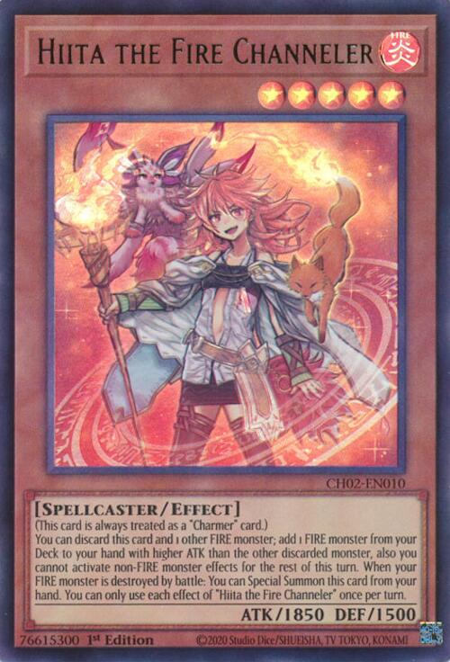 Hiita the Fire Channeler [CH02-EN010] Ultra Rare | Cracking-Singles