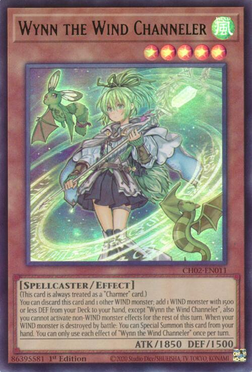 Wynn the Wind Channeler [CH02-EN011] Ultra Rare | Cracking-Singles