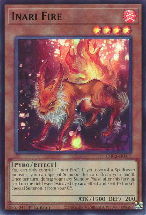 Inari Fire [CH02-EN014] Ultra Rare | Cracking-Singles